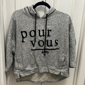#029 Reserved Pour Vous Paris Gray Hoodie